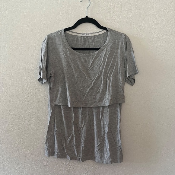 Set of 3 Maternity Nursing t-shirts Black, Blush, Gray - Picture 10 of 10